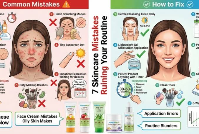 Morning Skincare Mistakes