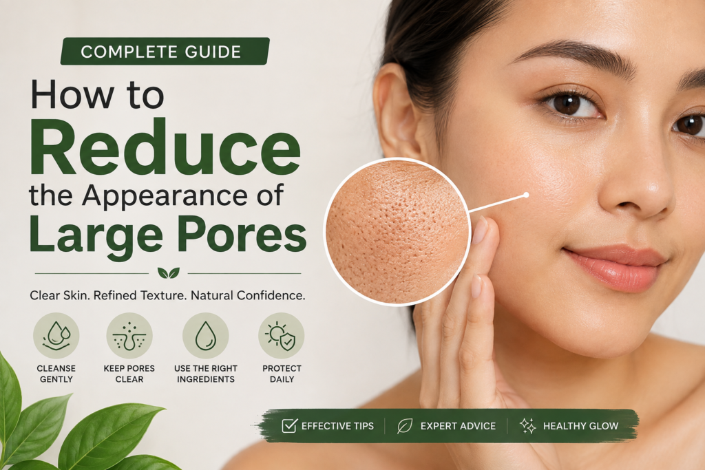 How to Reduce the Appearance of Large Pores