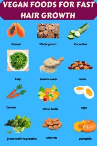 Vegetarian Hair Growth Foods