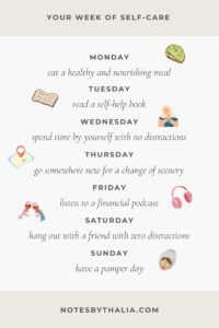 Weekly Self-Care Routine