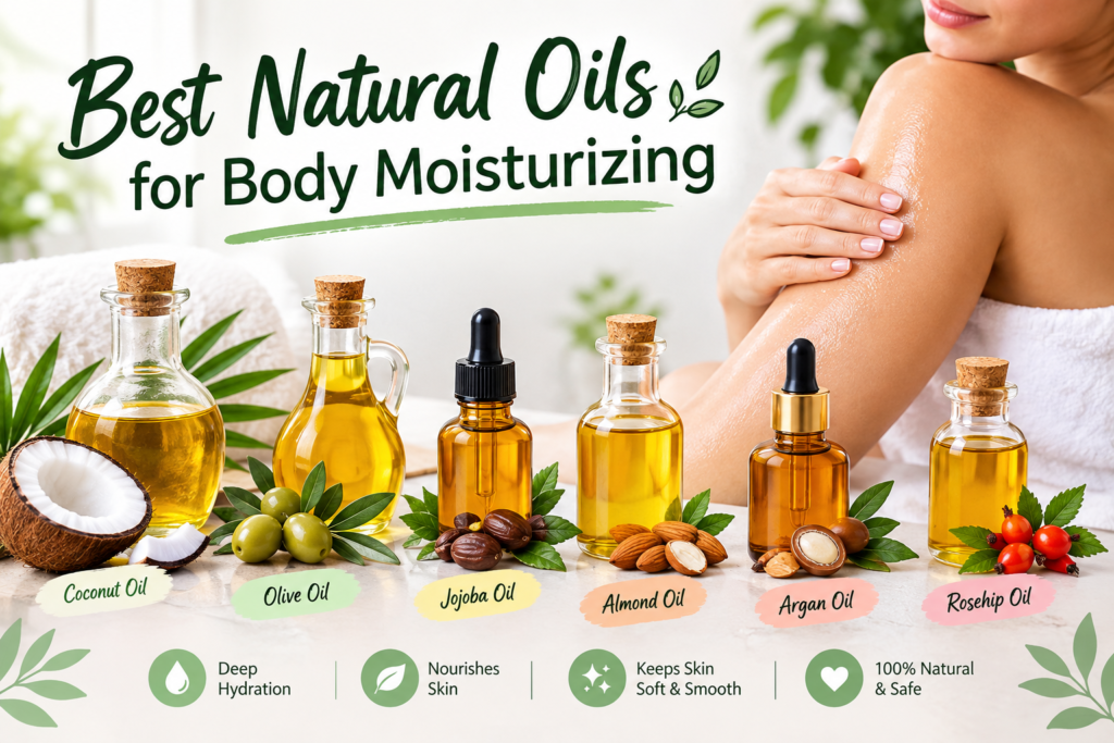 Hydrated Best Natural Oils for Body Moisturizing