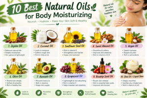 10 Best Natural Oils for Body Moisturizing