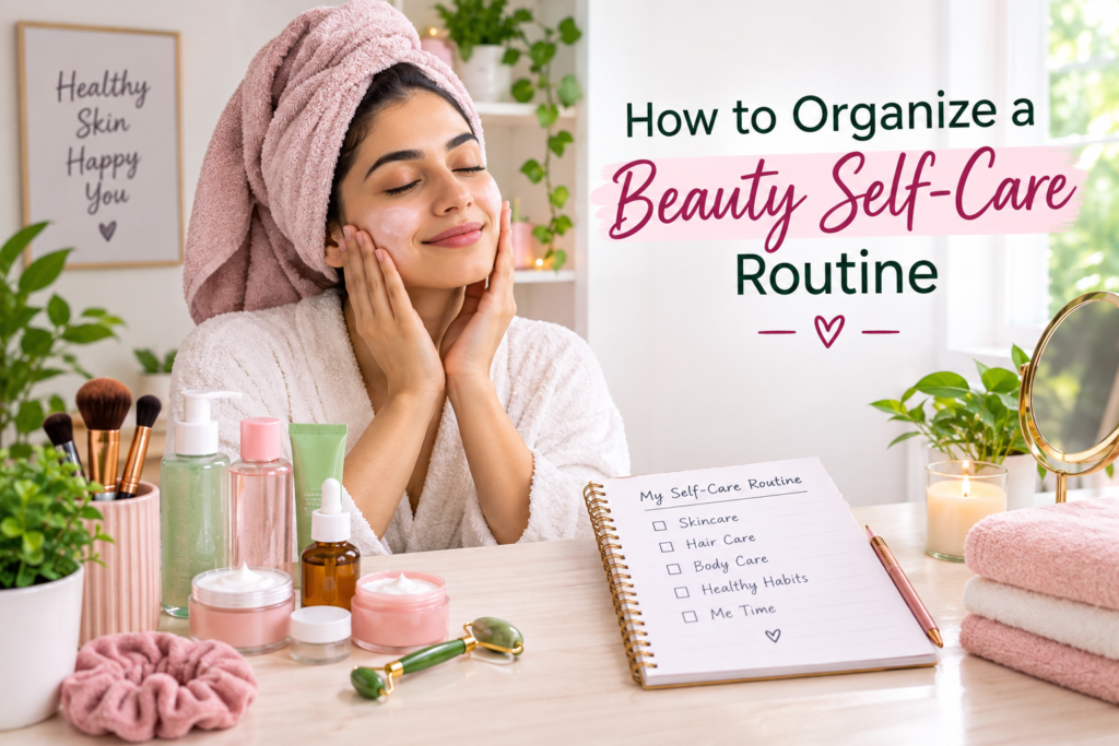 How to Organize a Beauty Self-Care Routine