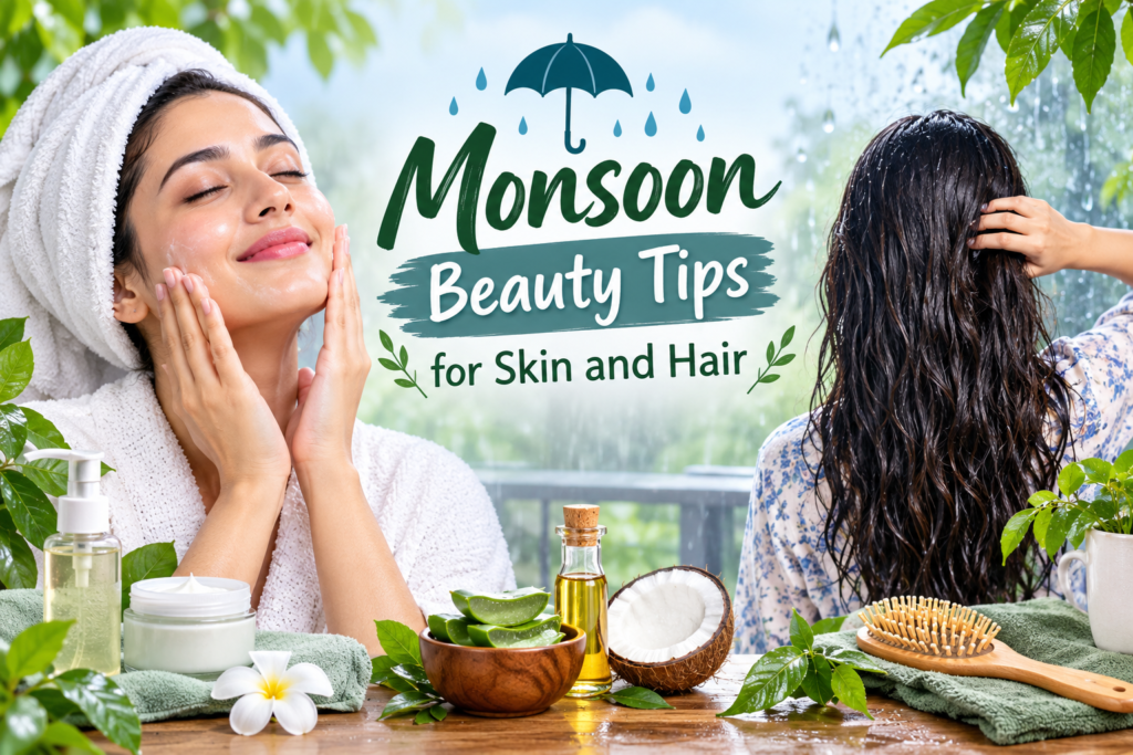 Monsoon Beauty Tips for Skin and Hair