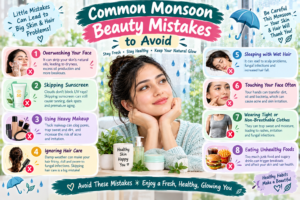 Common Monsoon Beauty Mistakes