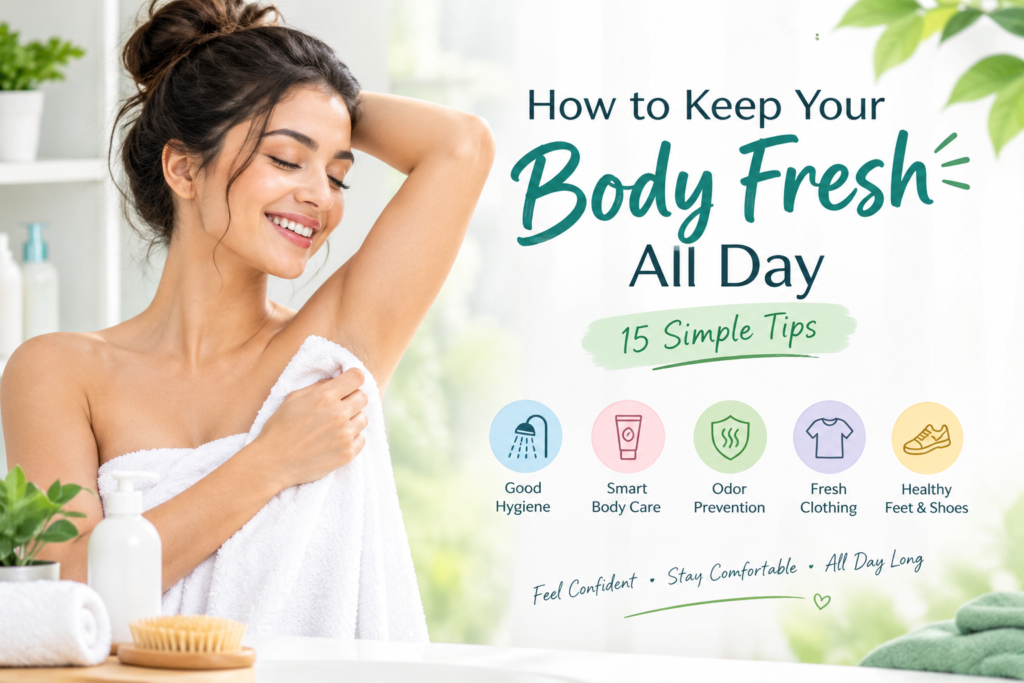 How to Keep Your Body Fresh All Day