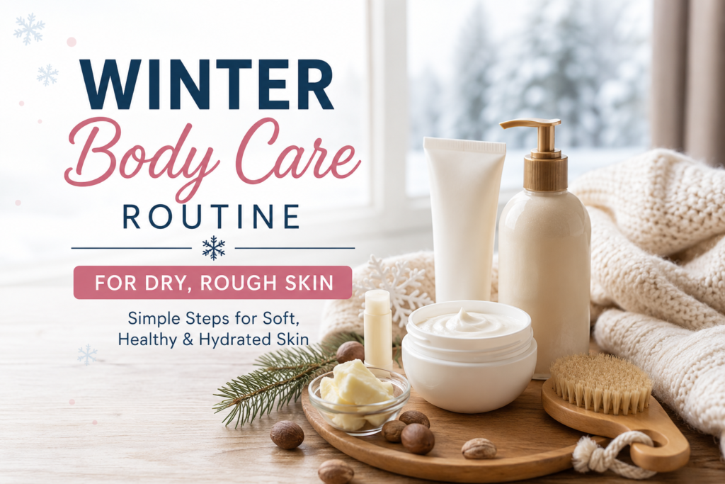 Winter Body Care Routine for Dry, Rough Skin
