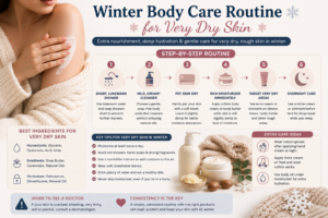 Winter Body Care Routine for Very Dry Skin