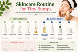 Skincare Routine for Tiny Bumps