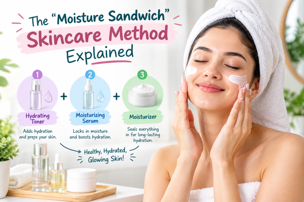 Moisture Sandwich Skincare Method