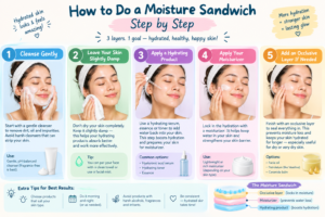 Moisture Sandwich Step by Step