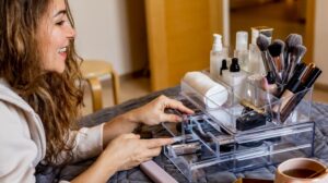 Beauty Products Organized