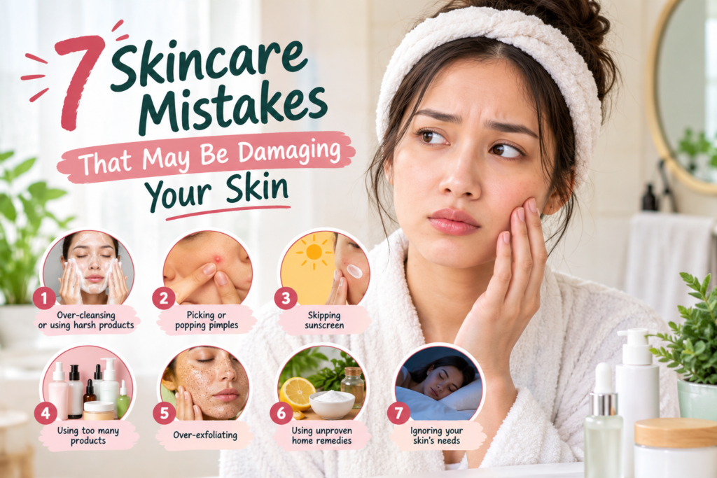 7 Skincare Mistakes That May Be Damaging Your Skin