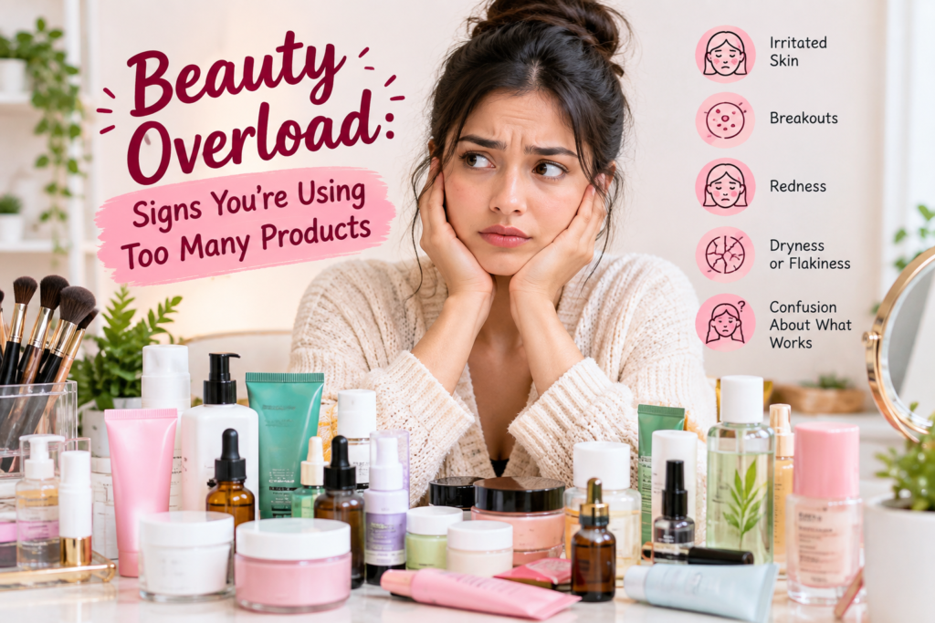 Beauty Overload: Signs You’re Using Too Many Products