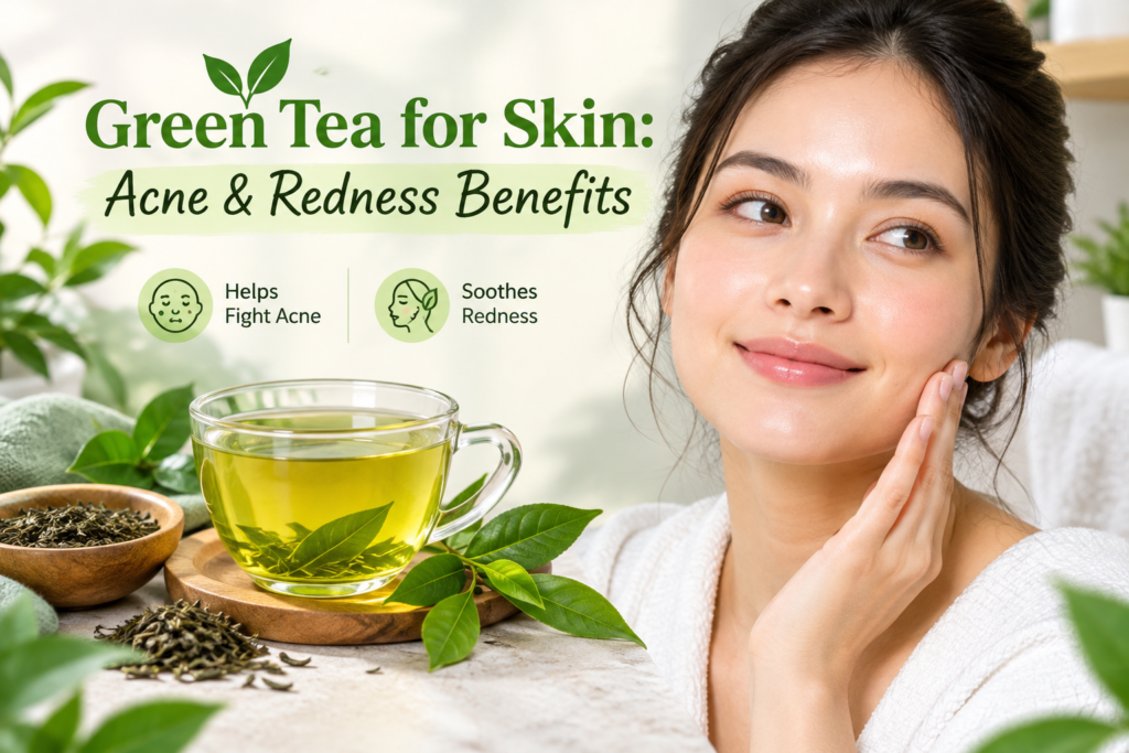 Green Tea for Skin: Acne & Redness Benefits