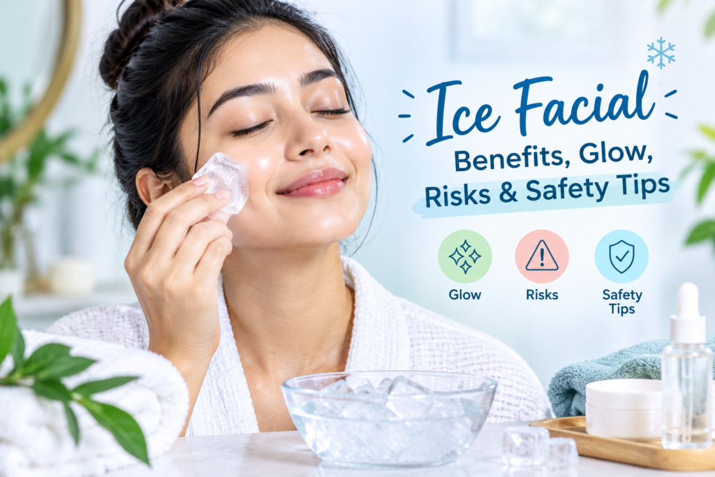 Ice Facial Benefits: Glow, Risks & Safety Tips