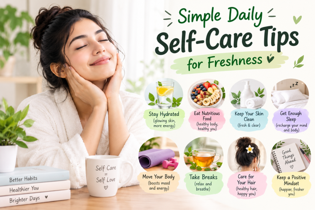Simple Daily Self-Care Tips for Freshness