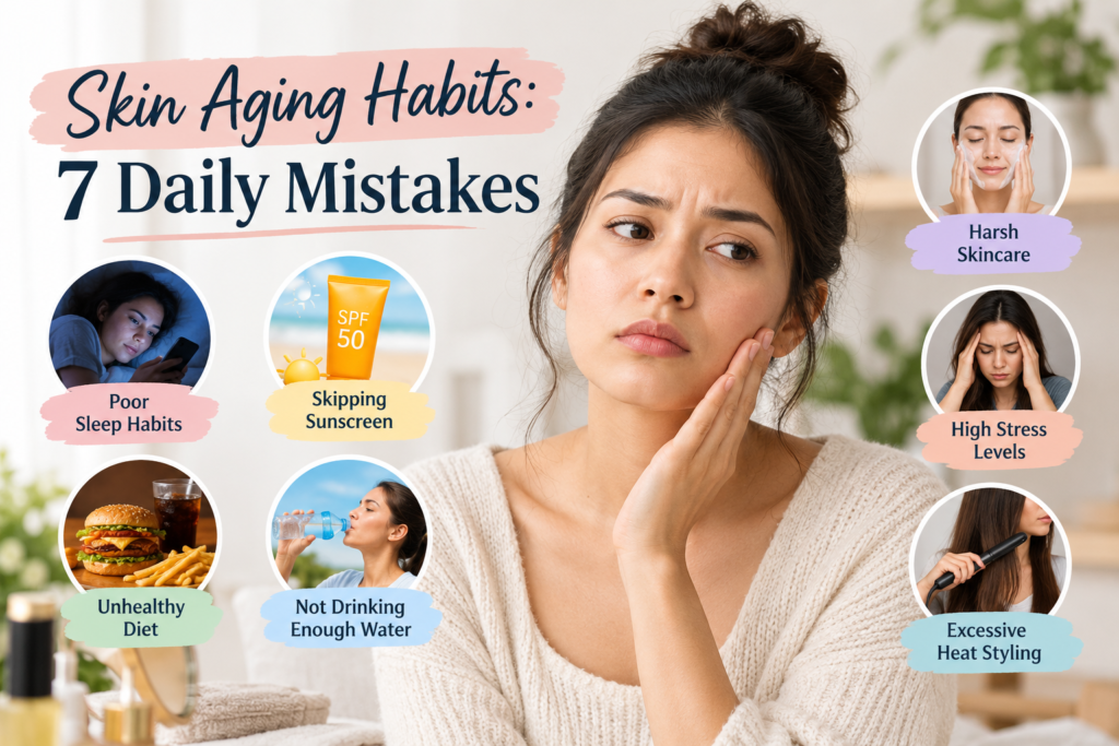 Skin Aging Habits: 7 Daily Mistakes